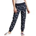 thumbnail image 1 of Women's Champion Reverse Weave Joggers, Allover Print Script Multi Scale Navy S, 1 of 4