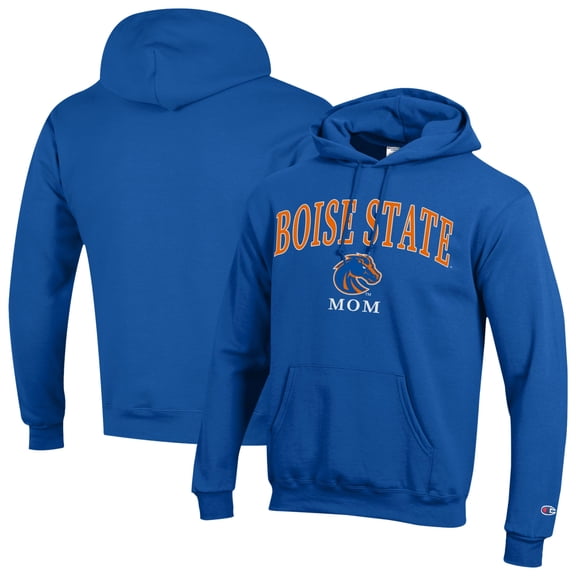 Women's Champion  Royal Boise State Broncos Arch Mom Eco Powerblend Hoodie