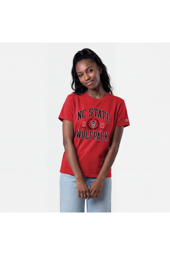 Women's Champion Scarlet NC State Wolfpack Lifestyle T-Shirt