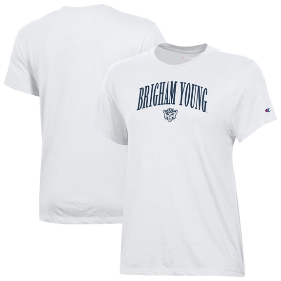 Women's Champion White BYU Cougars Core T-Shirt