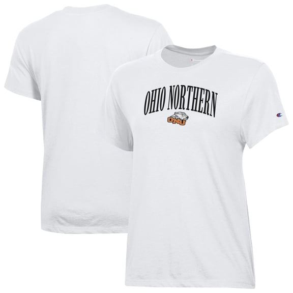 Women's Champion  White Ohio Northern Polar Bears Core T-Shirt