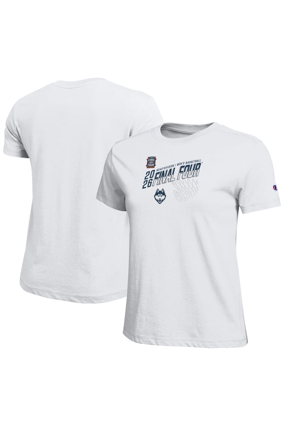 Women's Champion White UConn Huskies 2026 NCAA Men's Basketball Tournament March Madness Final Four Core T-Shirt
