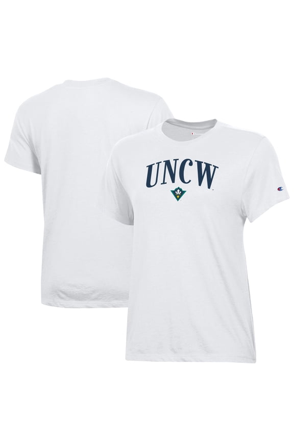 Women's Champion White UNC Wilmington Seahawks Core T-Shirt