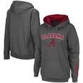 thumbnail image 1 of Women's Charcoal Alabama Crimson Tide Arch & Logo 1 Pullover Hoodie, 1 of 3