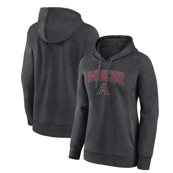 Women's Charcoal Arizona Diamondbacks Team Lockup Hoodie