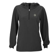 Womens Charcoal Idaho Vandals Pullover Stretch Anorak Jacket