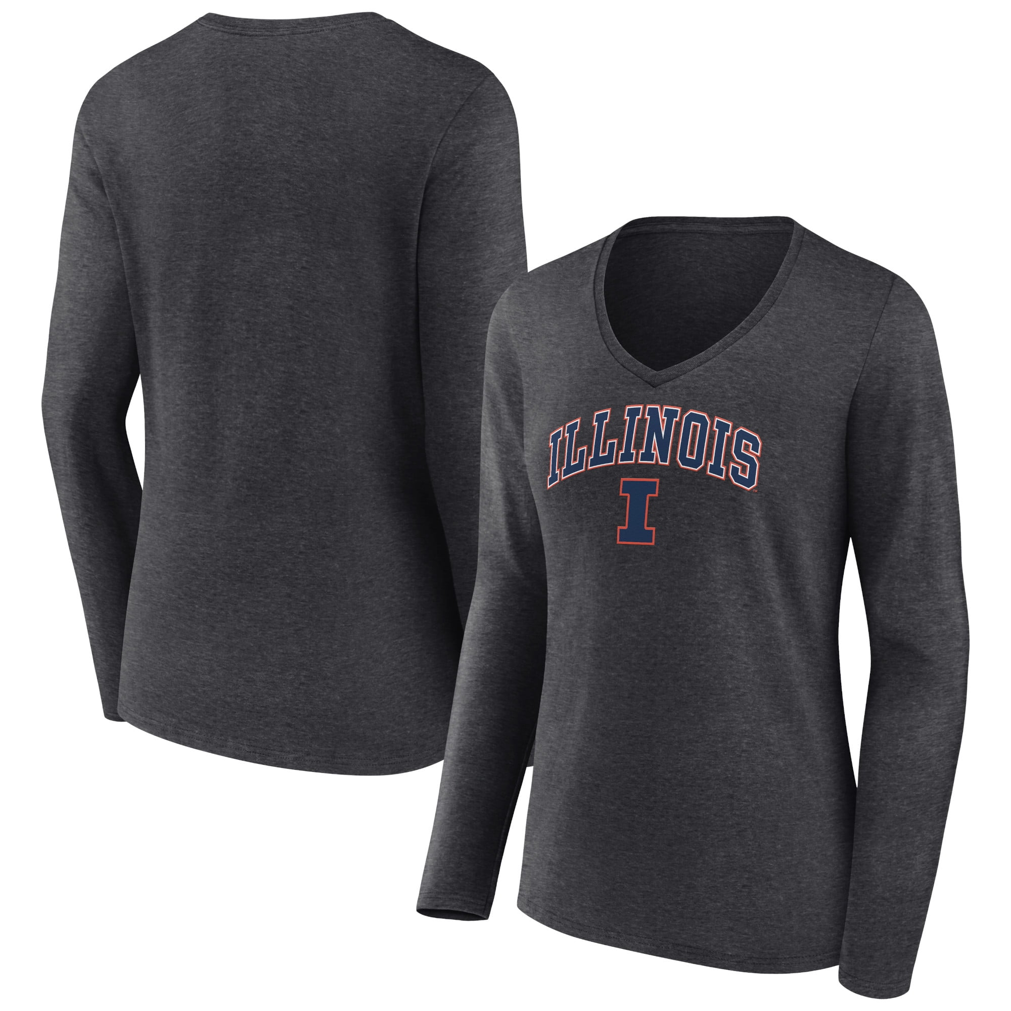 CornBorn Illinois Fighting Illini Crewneck Sweatshirt - Officially Licensed, 50/50 Cotton Blend