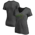 thumbnail image 1 of Women's Charcoal Athletics Core Team Lock Up V-Neck T-Shirt, 1 of 3
