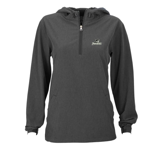 Women's Charcoal Providence Friars Pullover Stretch Anorak Jacket
