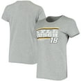 thumbnail image 1 of Women's Checkered Flag Gray Kyle Busch M&M's T-Shirt, 1 of 3
