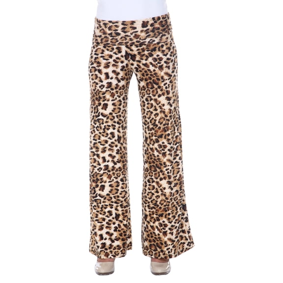 Women's Cheetah Printed Palazzo Pants