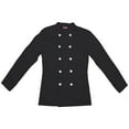 thumbnail image 1 of Women's Chef Coat Chef Shirt Cook Coat Barista Baker Uniform Restaurant Clothes Barista Shirt, 1 of 2