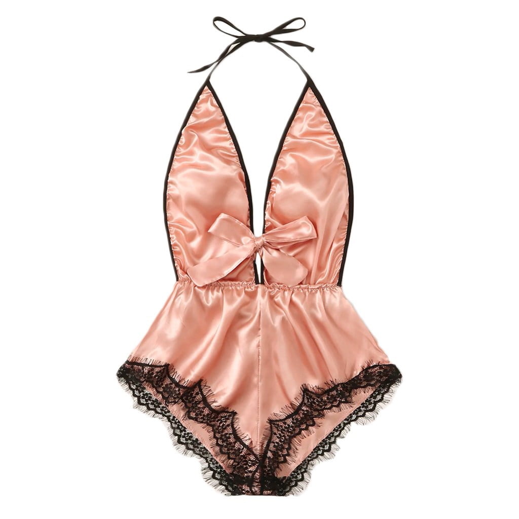 Women's Chemises Negligees Sexy Panties with Self Strapless Bra Ladies  Night Gowns Med Mini Dress Sexy Lingerie Couple Matching Underwear Set Bra  Corset Lingerie for on Clearance Yellow XL - Walmart.com