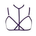 thumbnail image 1 of Women's Chemises Negligees Shirts Bikini Negligee with Robe Lingerie Pajamas Sexy Corset Lingerie Set with Garter Belt Sexy High Waist for Women Push up Gown for Women on Clearance Purple One Size, 1 of 3