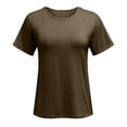 thumbnail image 1 of Women's Chemo Port Access Shirts Post Rotator Cuff Surgery with Dual Shoulder Zippers for Dialysis Recovery Brown 3XL, 1 of 8