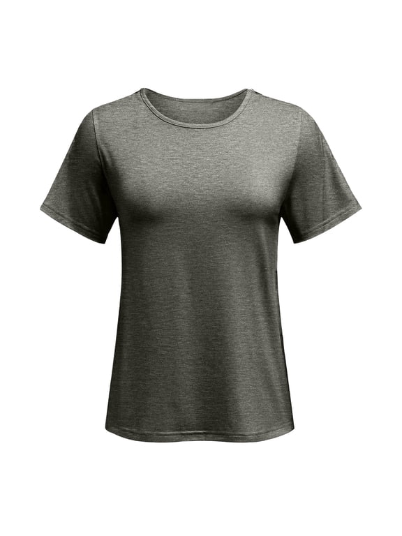 Women's Chemo Port Access Shirts Post Rotator Cuff Surgery with Dual Shoulder Zippers for Dialysis Recovery Gray 3XL