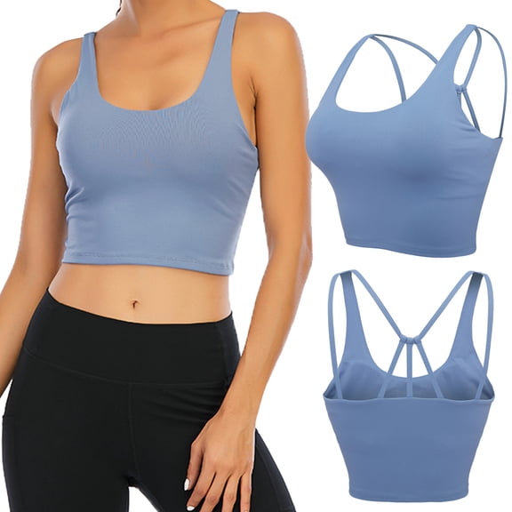 Women's Chest Pads Vests Yoga Bras No Steel Ring Sling Tops Underwear