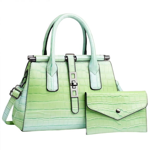 Women's Chic Crocodile Print Handbag, Stylish PU Leather Bucket Tote with Removable Strap, Versatile Accessory in Multiple Colors for Everyday