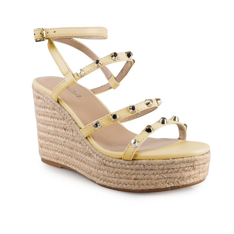Women's Chic Strappy Espadrilles Platform Wedge Casual Sandals