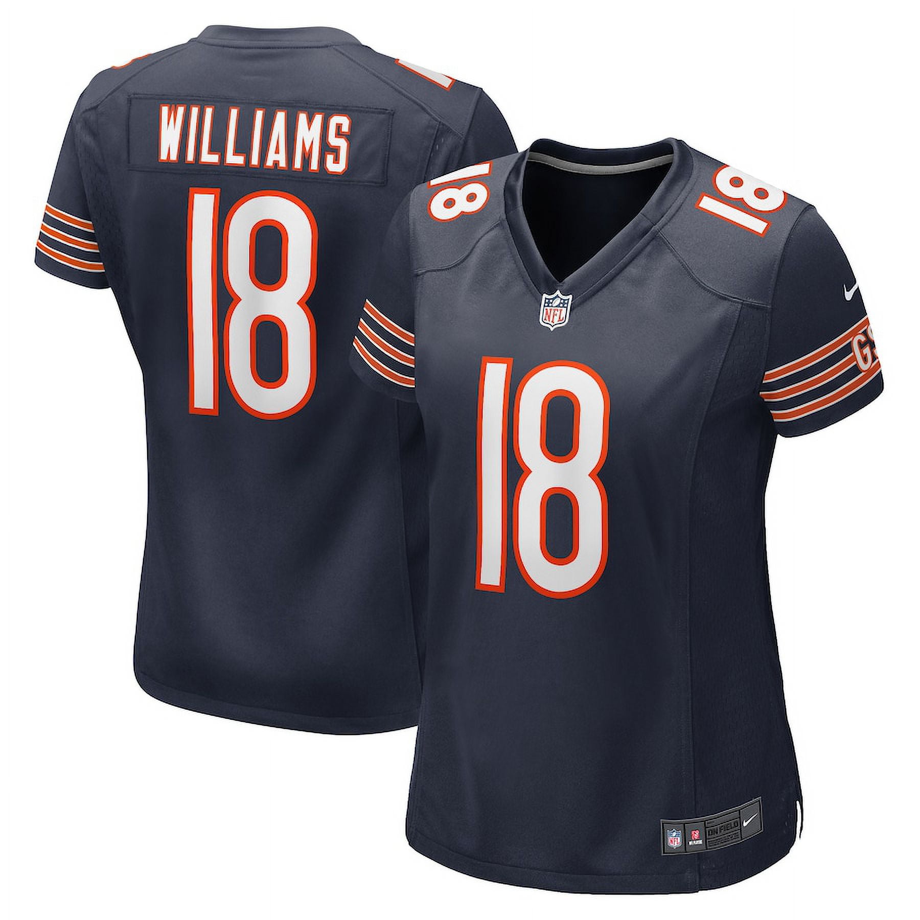 Women's Chicago_Bears Caleb Williams Navy 2024 NFL Draft First Round