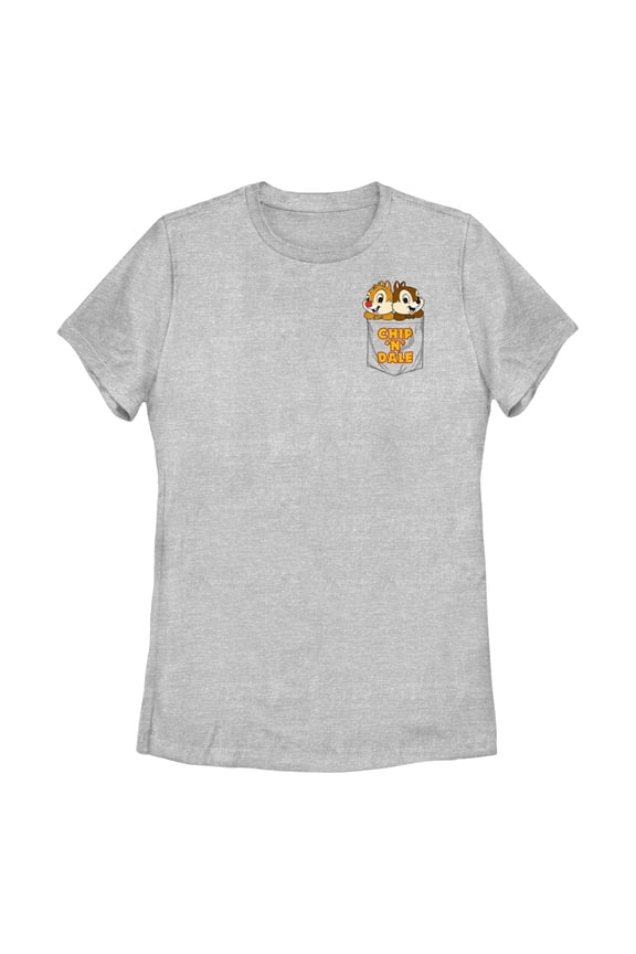 Women's Chip 'n Dale Pocket Friends Graphic T-Shirt
