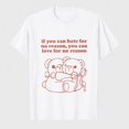 thumbnail image 1 of Women's Choose Love Teddy Bear Graphic T-Shirt, Positive Quote Casual Short Sleeve Tee, 1 of 8