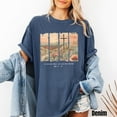 thumbnail image 1 of Women's Christian Cross T-Shirt John 3:16 Bible Verse Faith Graphic Tee "My Sin Was Great, His Love Was Greater" Landscape Design., 1 of 7
