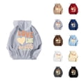 thumbnail image 1 of Women's Christian Hoodie 2025 Fall Winter Fashion Love Like Jesus Christian Hoodie Sweatshirt with Pockets Pullover Top, 1 of 7