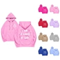 thumbnail image 1 of Women's Christian Hoodie 2026 Fall Winter Long Sleeve Y2K Graphic Bible Verse Hooded Sweatshirt with Pockets Pullover Top, 1 of 6
