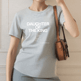 thumbnail image 1 of Women's Christian T-Shirt, Daughter of the King Bible Verse Tee, S-4XL, 1 of 5
