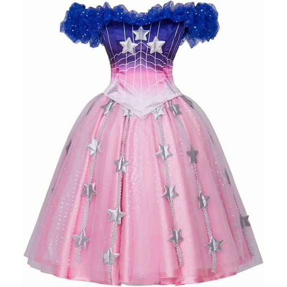 Women’s Christine Daaé Style Elegant Long Dress Classic Design with Flowing Silhouette and Refined Details