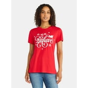 Christmas Women's Jingle Horse Graphic Tee from Holiday Time, Sizes S-XXXL