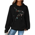 thumbnail image 1 of Women’s Christmas Graphic Sweatshirt, Holiday Printed Pullover, Long Sleeve Casual Crewneck Winter Top, 1 of 8