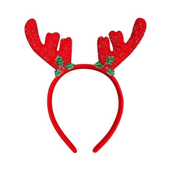 Women's Christmas Headband with Different Designs Cute Holiday Hair Accessories for Xmas Party Supplies Rad