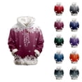 thumbnail image 1 of Women's Christmas Hoodie 2025 Trendy Long Sleeve Trim Snowflake Graphic Hooded Sweatshirt with Pockets Xmas Pullover Top, 1 of 4