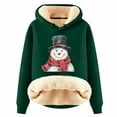 thumbnail image 1 of Women's Christmas Hoodie Casual Pullover Warm Holiday Sweatshirt Cozy Winter Fashion Top Soft Printed Design, 1 of 2