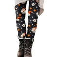 thumbnail image 1 of Women's Christmas Leggings Trendy Snowflake Print High Waisted Yoga Pants Tummy Control Ankle Length Legging Tights for Workout Sports Active, 1 of 6