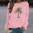 thumbnail image 1 of Women's Christmas Long Sleeve Sweatshirts Featuring Festive Patterns Round Neck and Loose Fit, 1 of 4