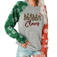 thumbnail image 1 of Women's Christmas Long Sleeve Tops Tshirts Crew Neck Print Lightweight Hoodie Holiday Graphic Tees Blouses, 1 of 5