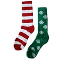 thumbnail image 1 of Women's Christmas Mismatched Crew Socks (9-11), 1 of 1