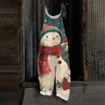 thumbnail image 1 of Women's Christmas Print Casual Loose Retro Suspender Cotton And Linen Jumpsuit, Red, M, 1 of 4
