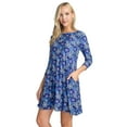thumbnail image 1 of Women's Christmas Print Dress, Snowflake, L, 1 of 5
