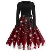 white christmas dresses Merry Christmas Tassel Sweater Dress: Women's Christmas Outfits main image 0