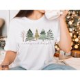 thumbnail image 1 of Women's Christmas Shirt, Womans Holiday Shirt,Christmas Gift,Chic Winter Shirt,Cute Holiday Tee,Christmas Tree Shirt,women summer shirt,cotton tshirt women,womens tee shirts loose fit, 1 of 5