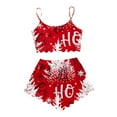 thumbnail image 1 of Women's Christmas Sleeveless Vest & Shorts Set 2 Piece Sleepwear, 1 of 2