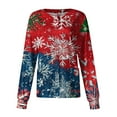 Women's Christmas Snaps Front Scrub Jackets Christmas Tree Graphic