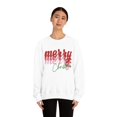 thumbnail image 1 of Women's Christmas Sweatshirt Merry Retro Heavy Blend™ Crewneck Sweatshirt, 1 of 9