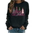 thumbnail image 1 of Women's Christmas Sweatshirts，Womens Crew Neck Tops Long Sleeve Pullover Sweater Blouses Relaxed Fit Sweatshirt Lounge Dressy Shirts Tops Xmas Graphic Sweatshirt, 1 of 3