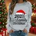 thumbnail image 1 of Women's Christmas Themed Hooded Sweatshirts with Printed Art for Casual Long Sleeve Everyday Use, 1 of 4