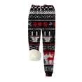 thumbnail image 1 of Women's Christmas Velvet Warm Casual Fashion Family Couple Pants, 1 of 2